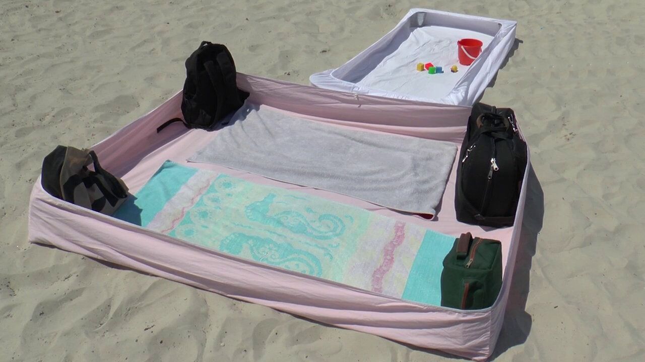 fitted beach blanket